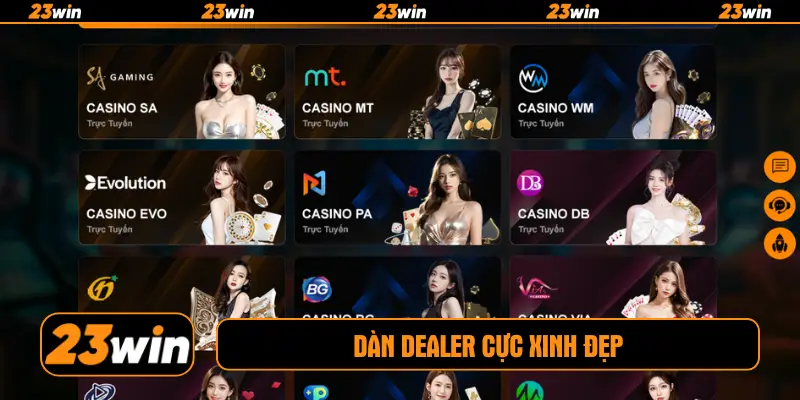 Dàn dealer cực xinh đẹp