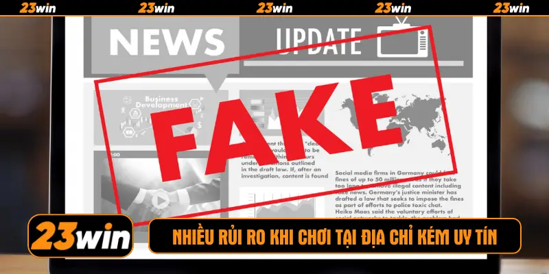 Nhiều rủi ro khi chơi tại địa chỉ kém uy tín