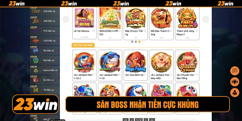 Săn boss nhận tiền cực khủng